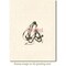 Deep Red Stamps Ballet Slippers Rubber Cling Stamp 1.8 x 2 inches